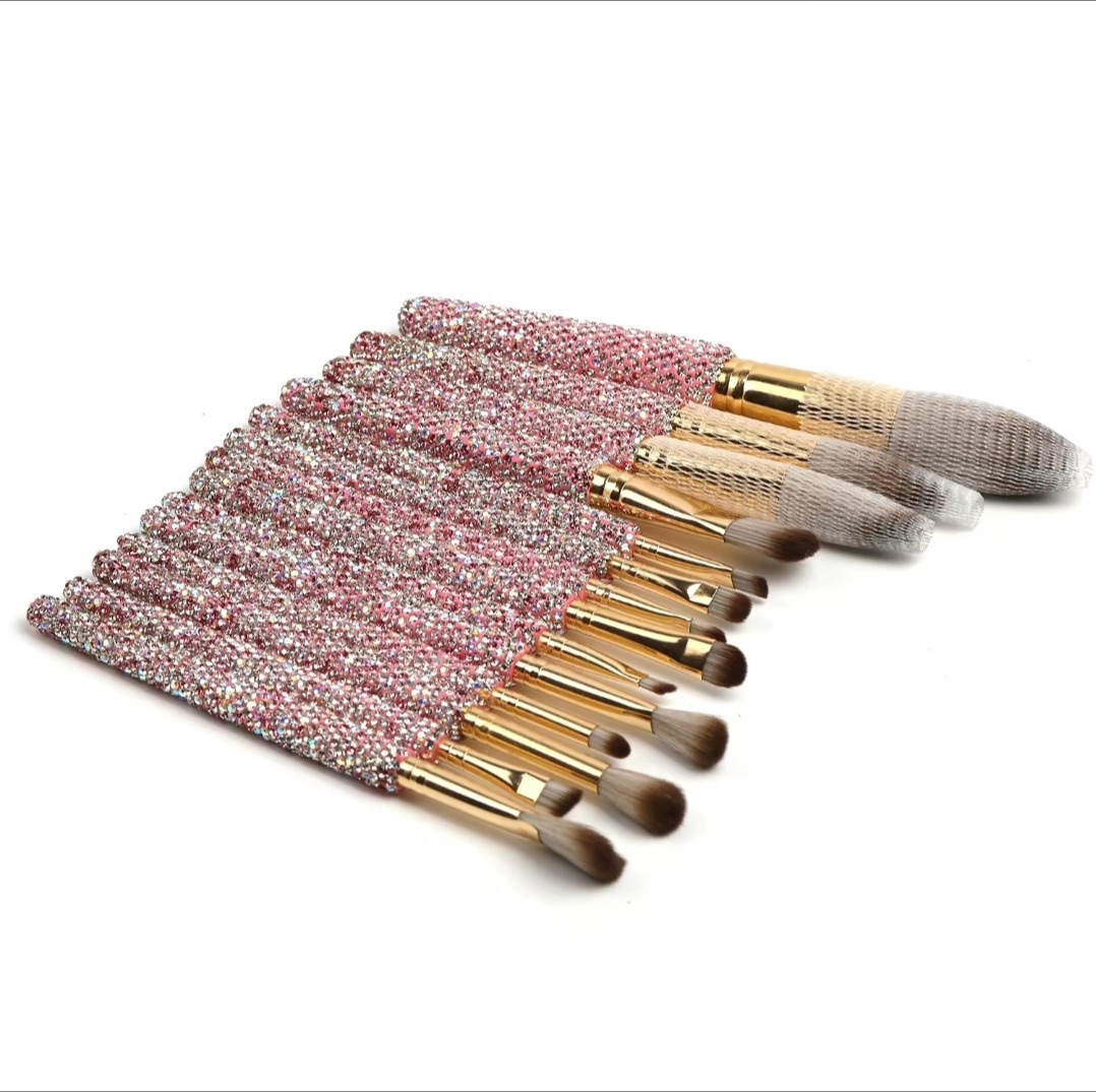 Rhinestone Studded Make-Up Brushes and Rhinestone Studded Gifts 201