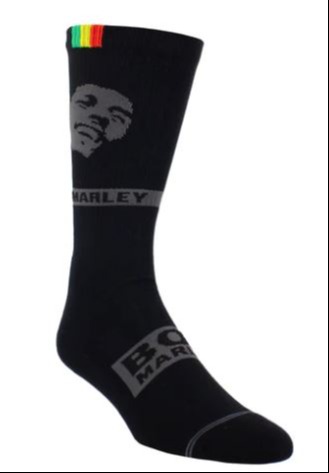 BOB MARLEY SILHOUETTE BLACK CREW 319