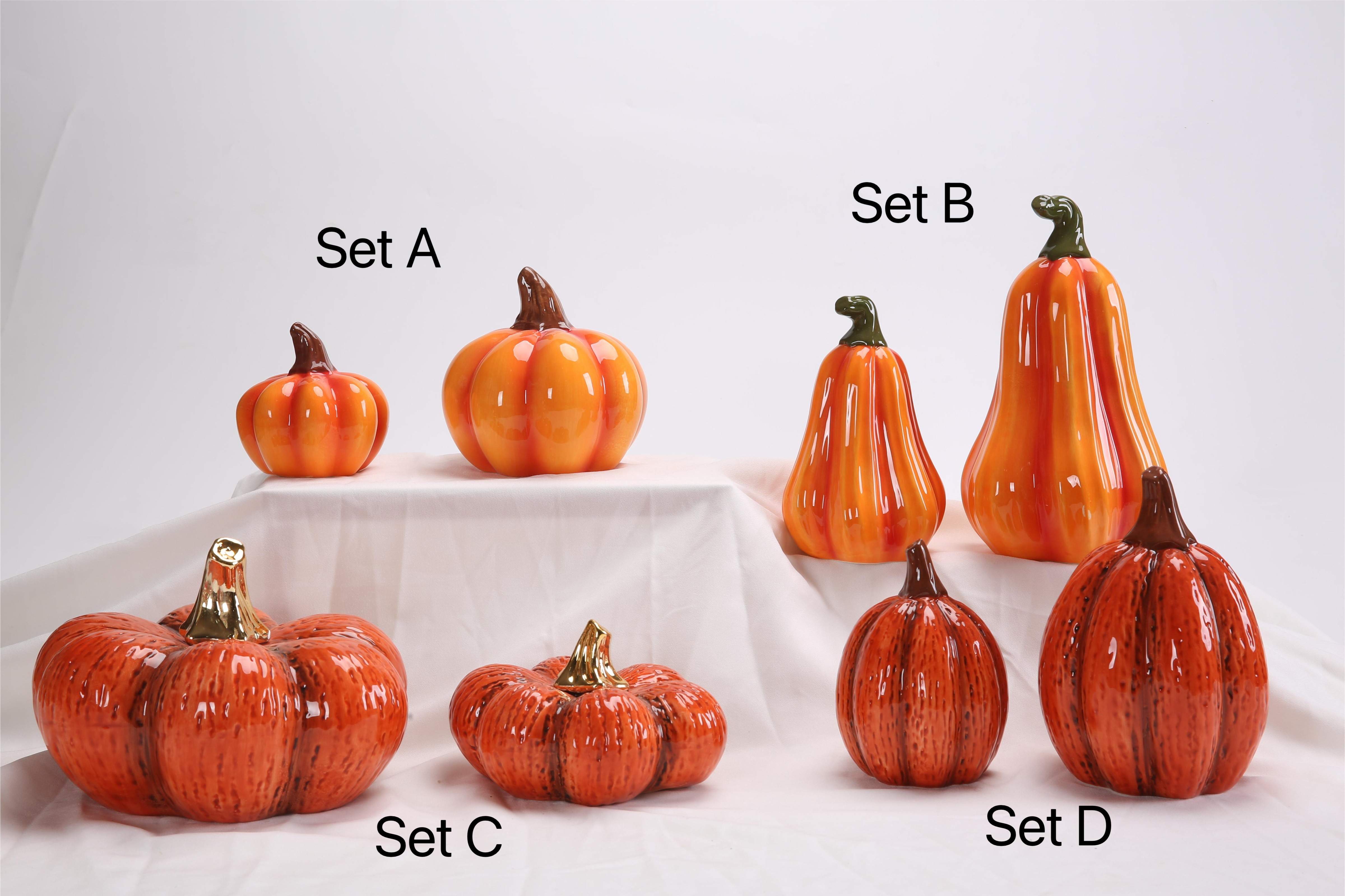 Harvest Pumpkin Ceramic Collection 549