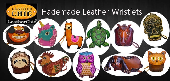 Handmade Leather Animal Purses 656