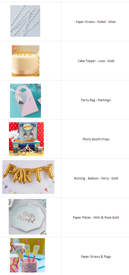 Party Supplies & Decorations 793