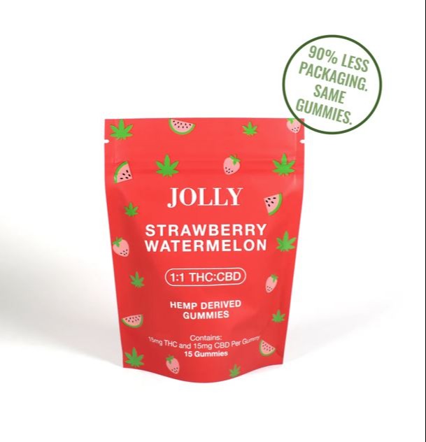 Strawberry Watermelon 1:1 THC:CBD Gummies 896