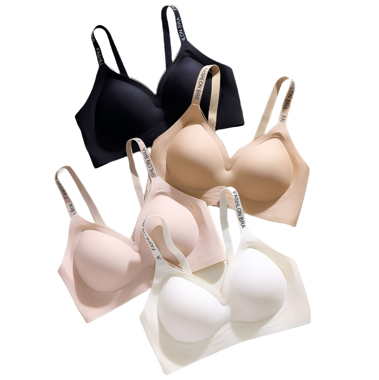 Texlina Women’s Seamless Lift Bra with Branded Straps – CurveEase™ Everyday Series 1260