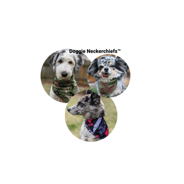 Trucker Camo® Doggie Neckerchiefs- Handmade Roadwear for Pups (XS-2XL) 1816
