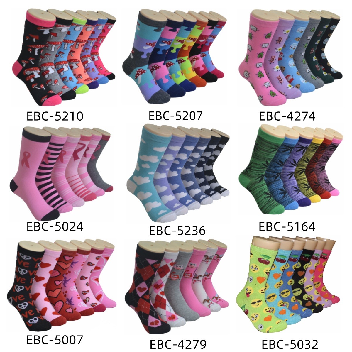 Women's Novelty Crew Socks 194