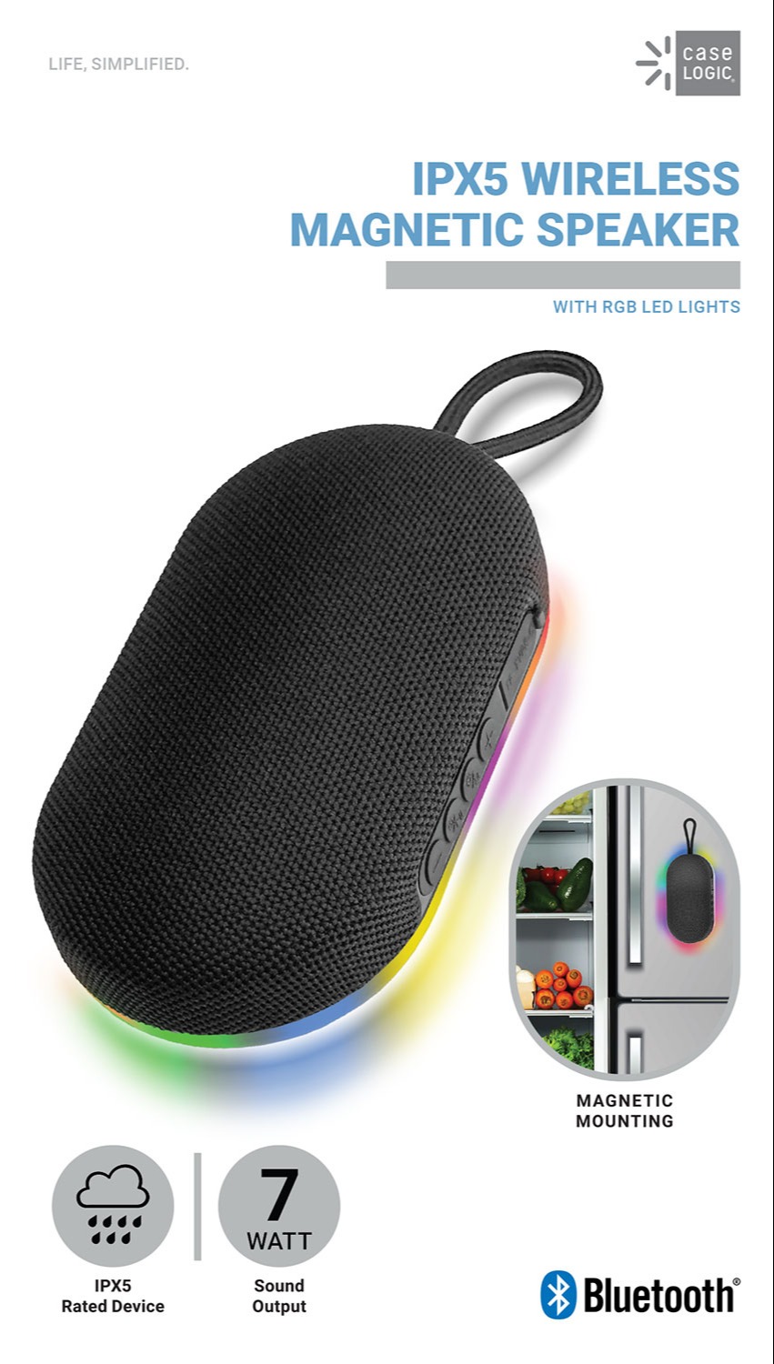 Case Logic 7W Fabric Magnetic Speaker 212