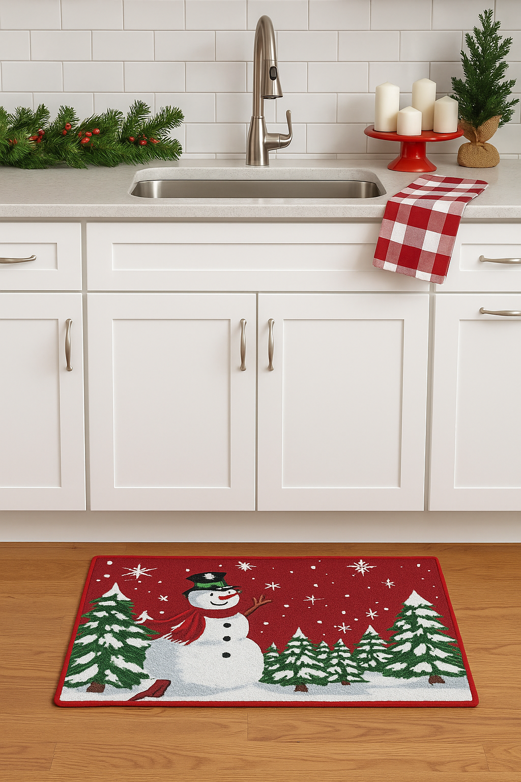 Christmas Kitchen Rug 278