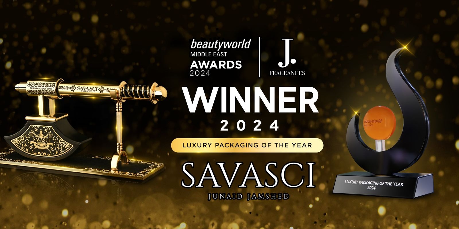 Savasci won the Luxury Packaging Award at Beauty World Middle East 2024. 286