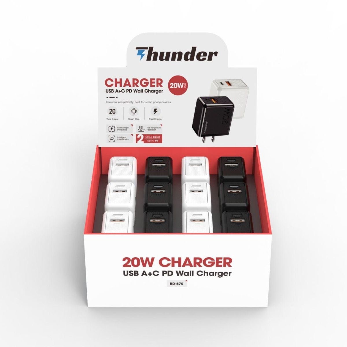 USB-C+USB-A HOUSE ADAPTER (20W) 47