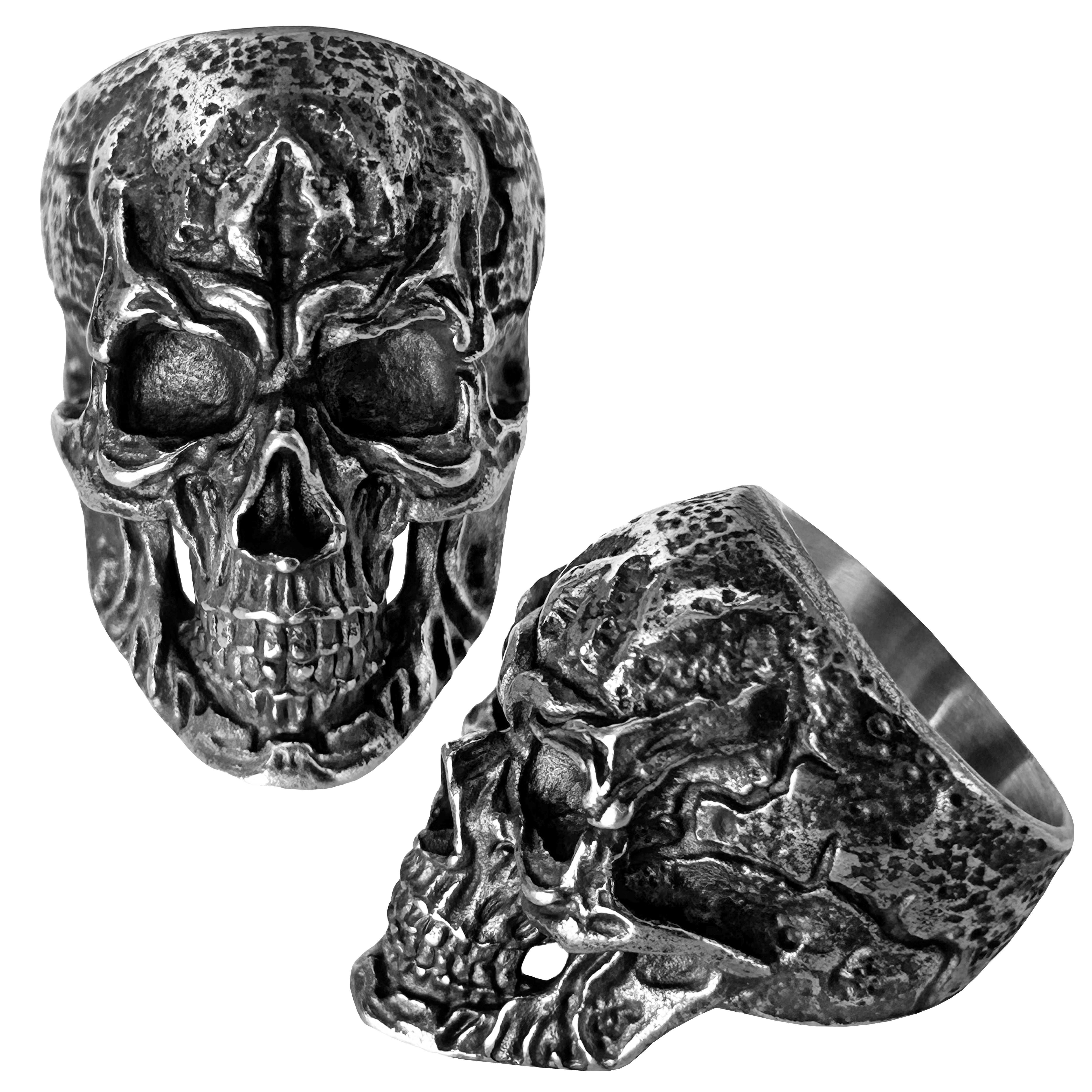 Stainless Steel Skull Ring 585