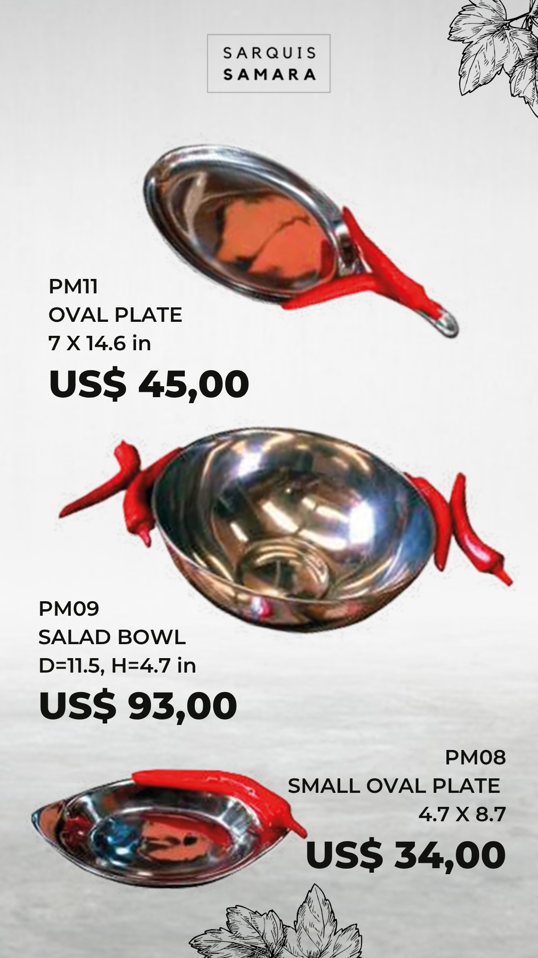 Oval Plate / Salad Bowl 648