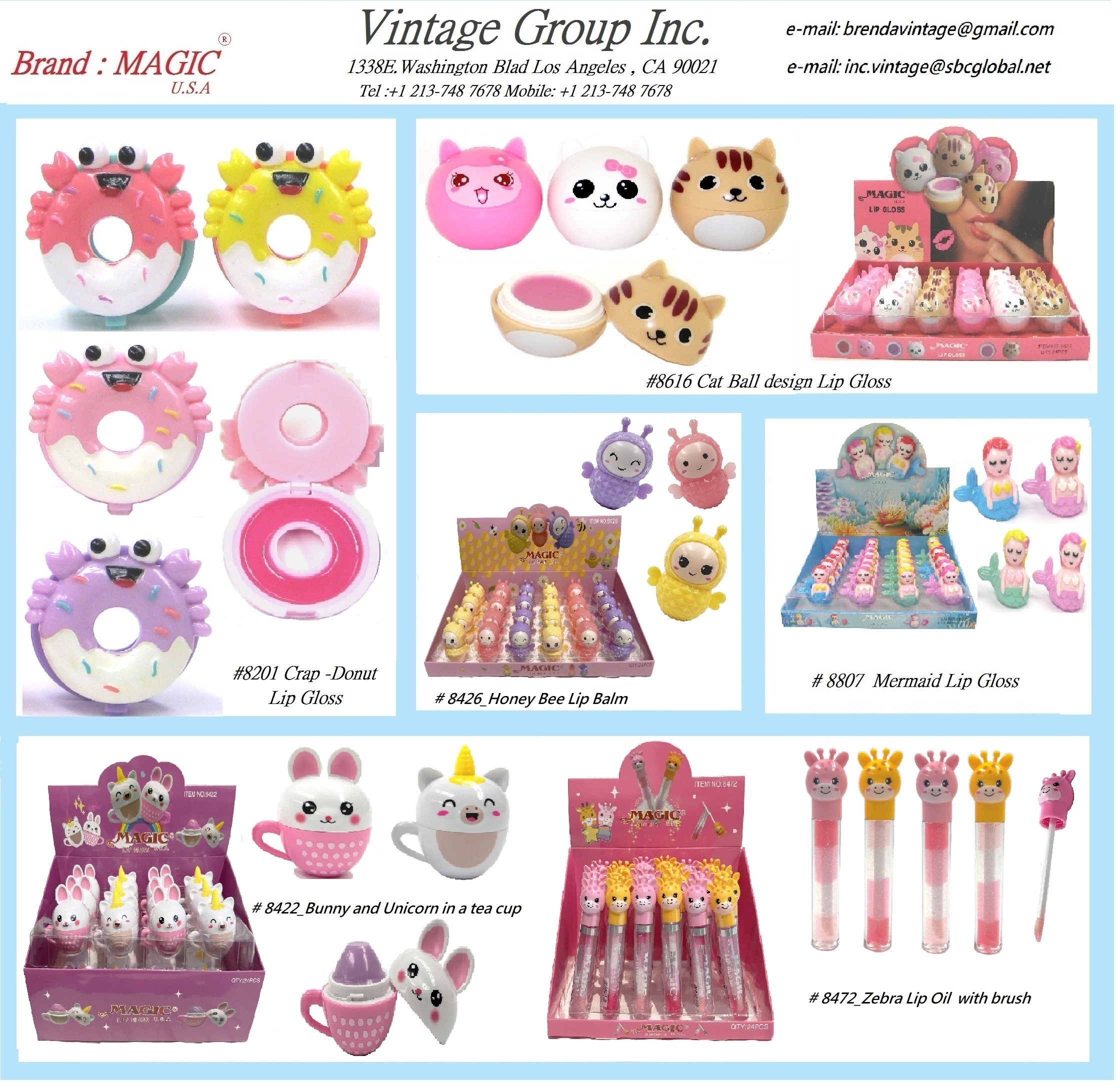 4-Lip Gloss Cute Design 67