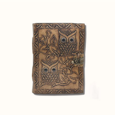 Wise Owls Leather Journal 697
