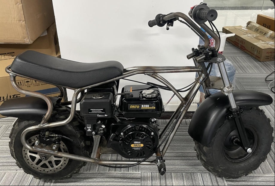 Oryxearth 196CC 4-Stroke Kids Gas Powered Engine Mini Bike with Off-Road Tire 747