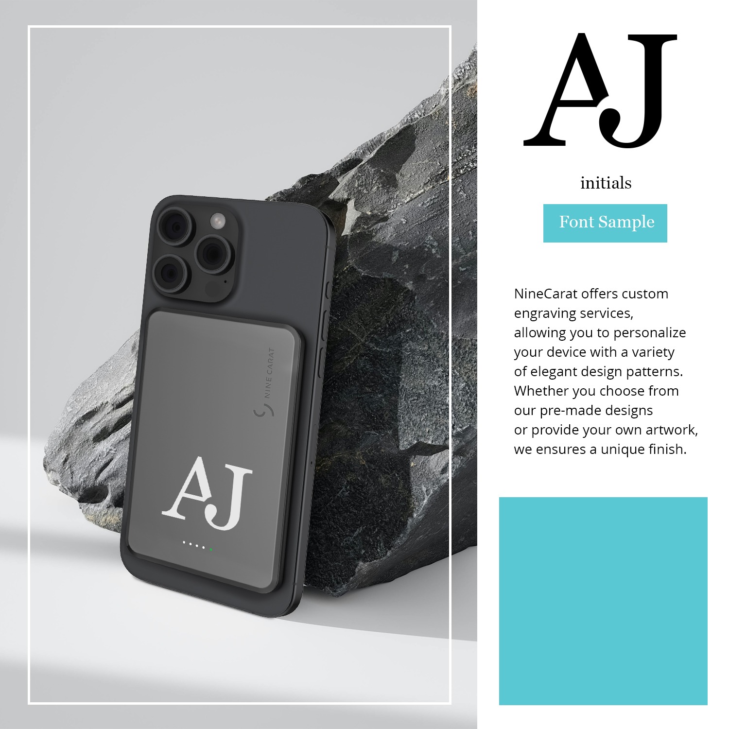 M60 MagSafe Slim Power Bank 5000mAh – Custom Logo Wireless Charger Gift 858