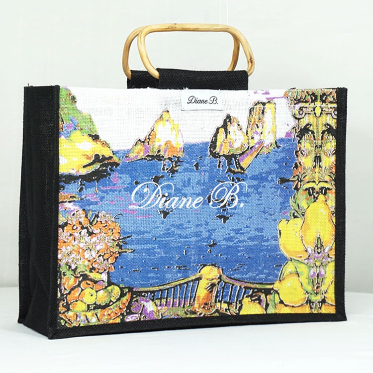 Dolec & Gabana Small Jute Bag -DAYA348 875