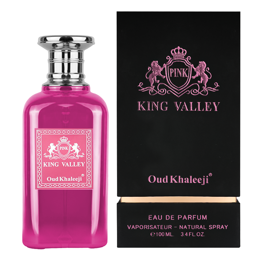 King Valley Pink 100ML EDP by Oud Khaleeji – Sweet Fruity Vanilla Perfume for Women 876