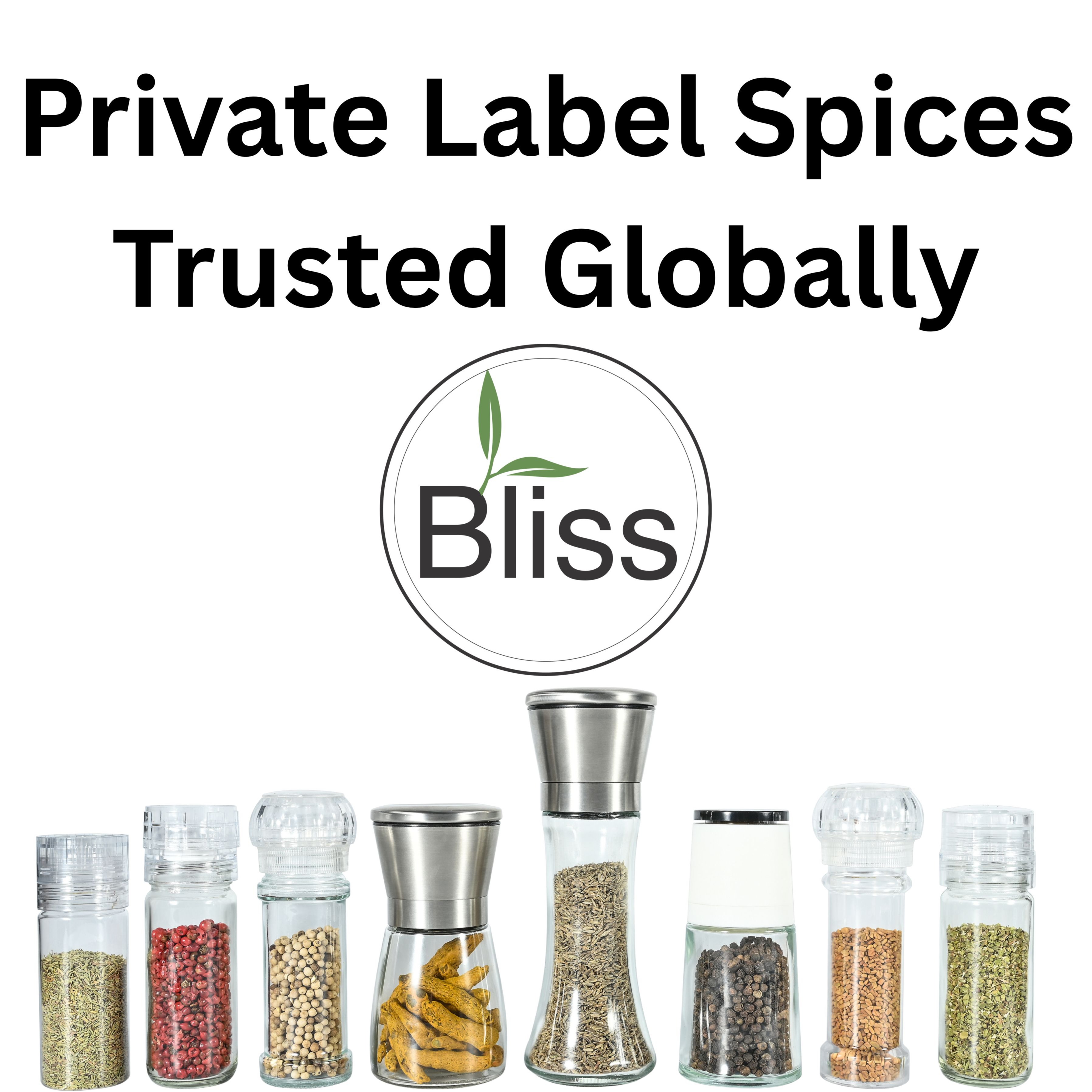 Spices and Seasoning; Spice Grinders, Glass jar, PET jar, Packaging 1423