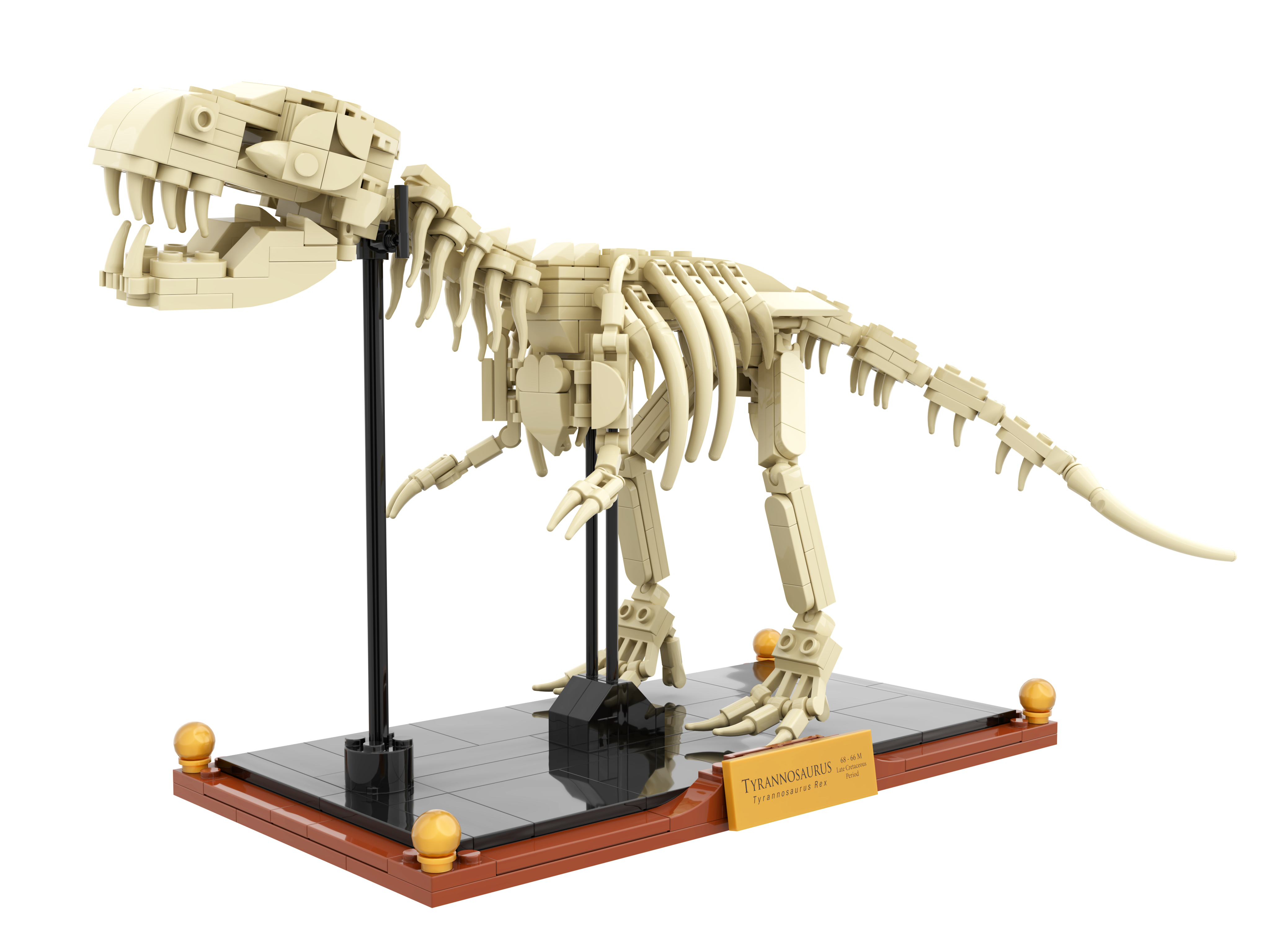 Tyrannosaurus Rex Dinosaur Fossil Brick Set 2642