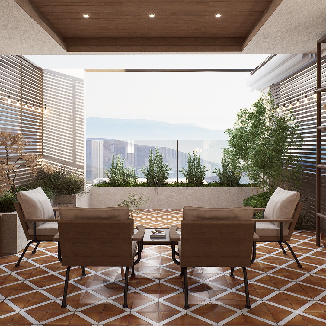 Sentier des Ocres Treillis 7-7/8 in. x 7-7/8 in. Porcelain Floor and Wall Tile 233