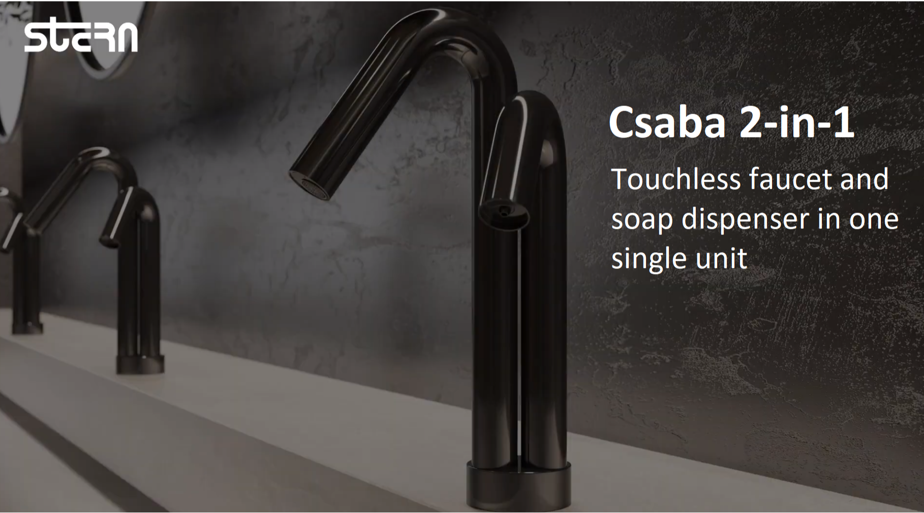 Csaba 2-in-1 Touchless Soap and Water 39