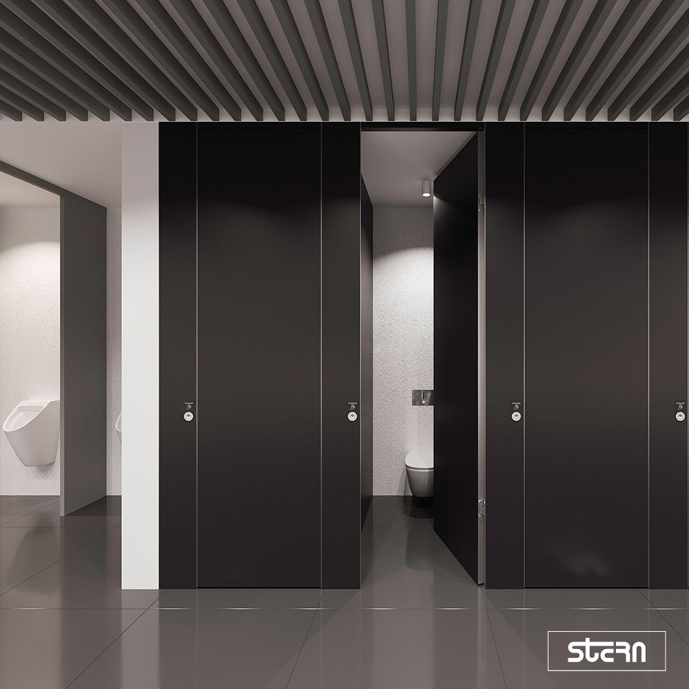Touchless WC Cubicles with occupancy indicator 44