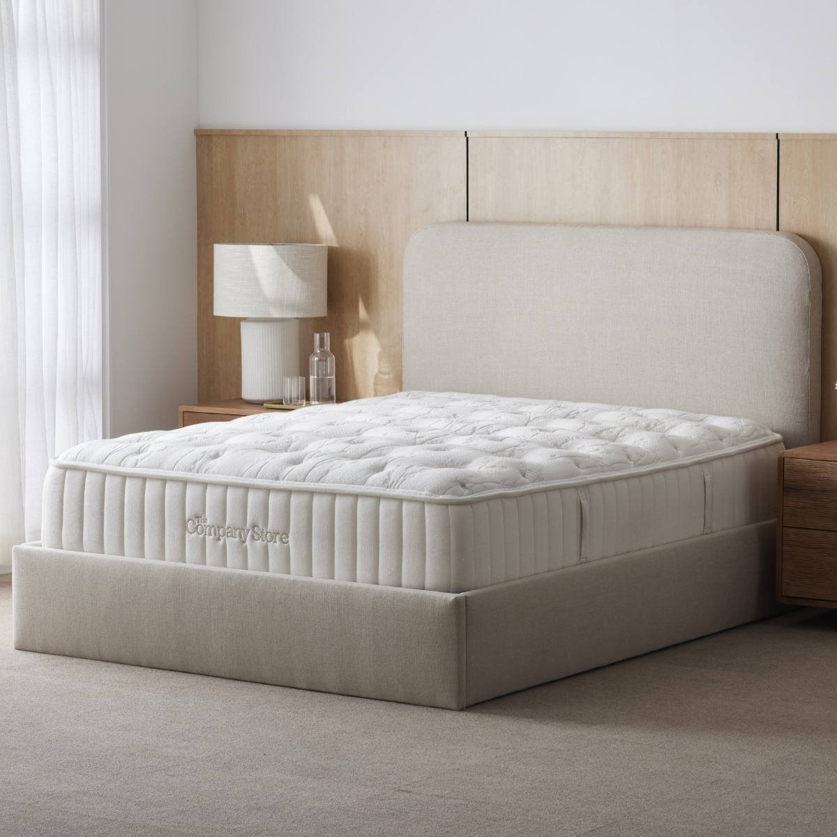 Handcrafted Hybrid Mattress—Luxury Layers, Dual Coil Support & Signature Floral Details 435