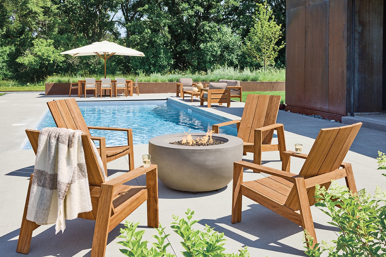 Sneak Peek! Leti Teak Adirondack Chairs 449