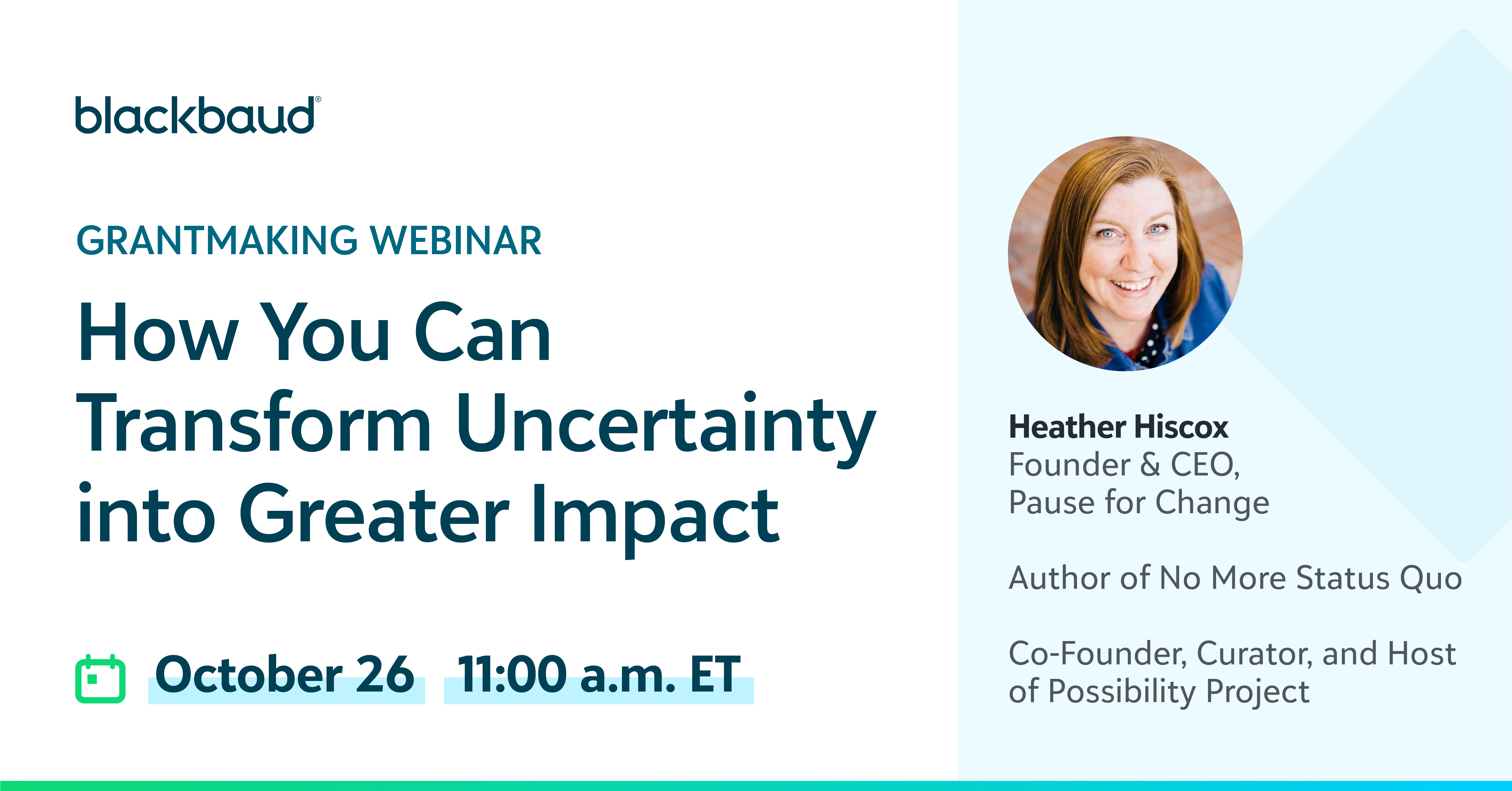 Webinar: How You Can Transform Uncertainty into Greater Impact 4059