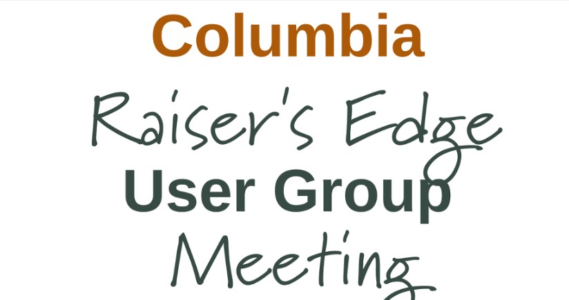 Columbia, SC Raiser's Edge and Raiser's Edge NXT User Group 4246