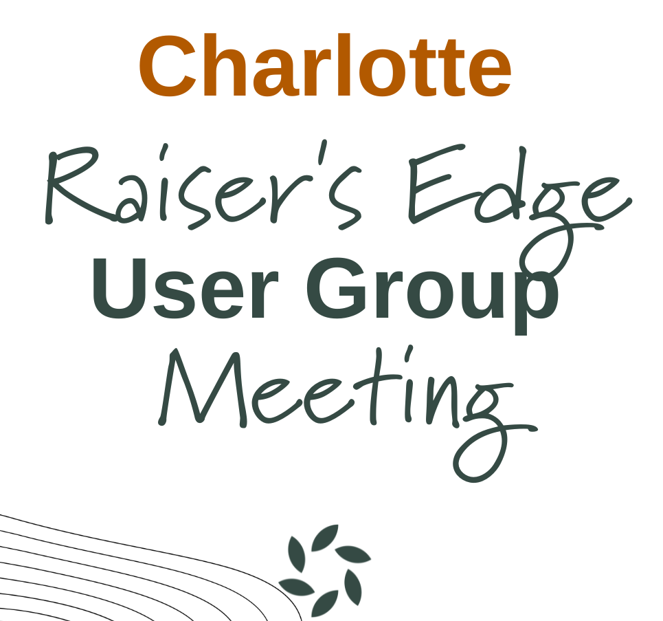 Charlotte, NC Raiser's Edge and Raiser's Edge NXT User Group Meeting 4303