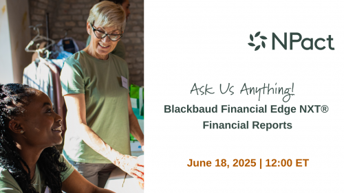 Ask Us Anything: Blackbaud Financial Edge NXT Financial Reports 4471
