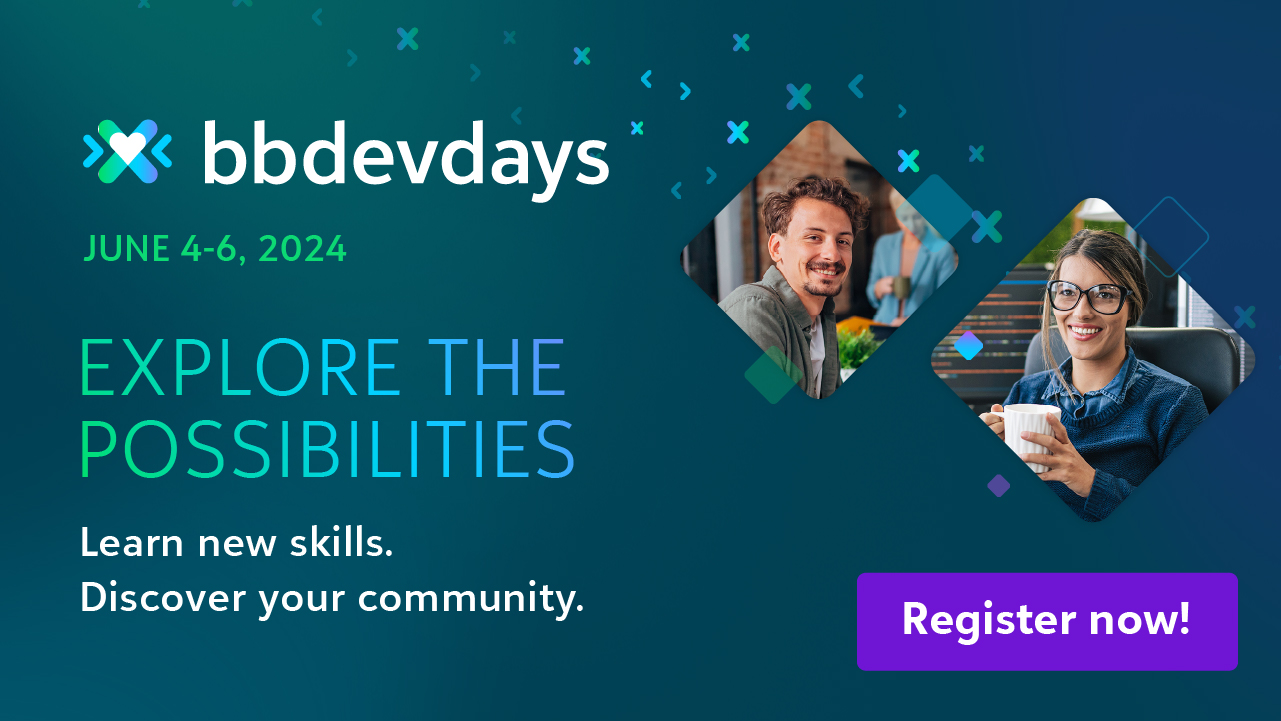 The bbdevdays Agenda is Here! 9574