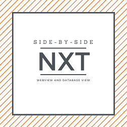 NXT Web And Database Views: Side By Side 771