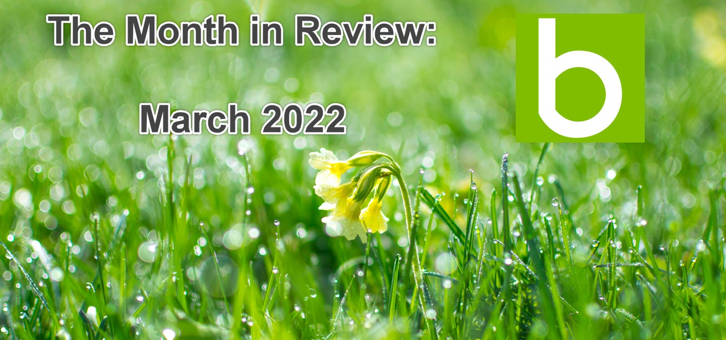 The Month in Review: March 2022 Feature Releases 8287