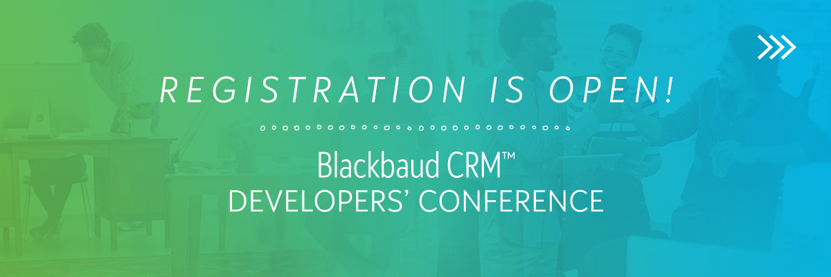 Don't Miss the Blackbaud CRM™ Developers' Conference! 5605