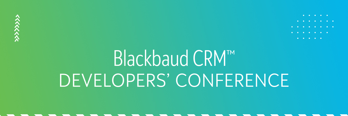 We're Going Virtual! A Note on the Blackbaud CRM™ Developer's Conference 6712