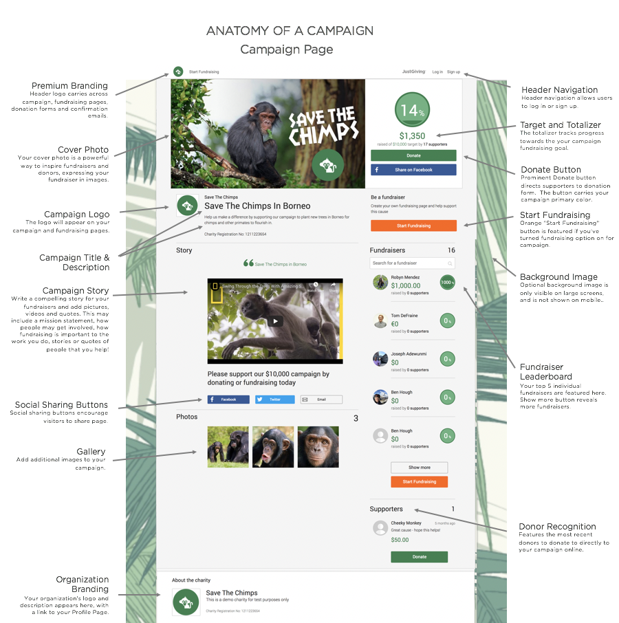 Anatomy Of A Campaign Page and Asset Checklist 5511