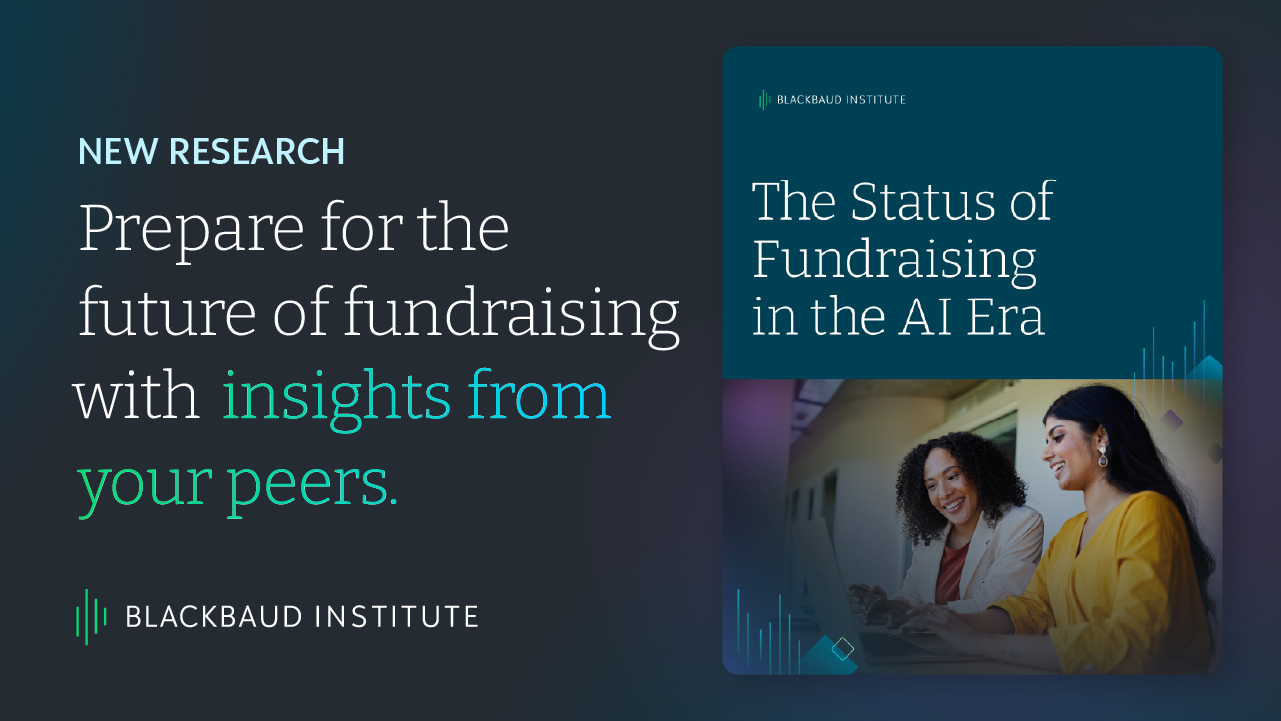 [New Research] The Status of Fundraising in the AI Era  10144