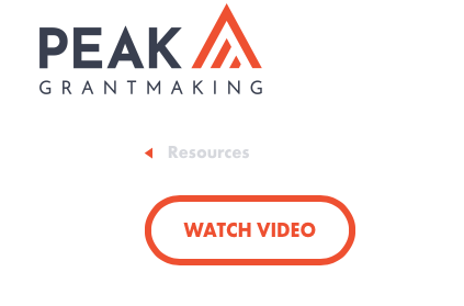 ICYMI... Webinar recording now available: PEAK Grantmaking's Best Practices for Delivering Data Insights to Your Leadership 8540