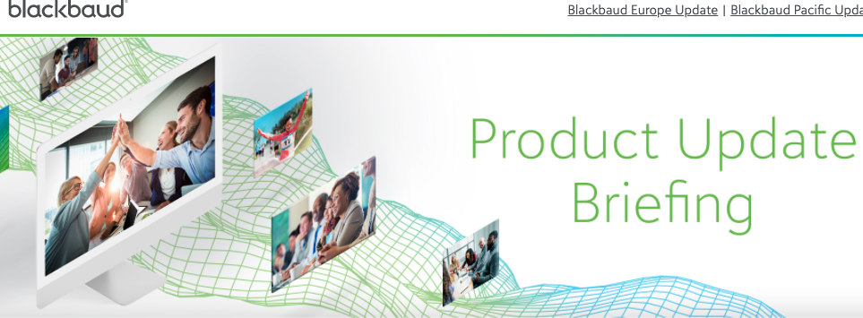 RECORDING NOW AVAILABLE: April 30th "Blackbaud Grantmaking Product Update Briefing (PUB)" Webinar 6776