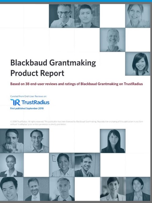 The Blackbaud Grantmaking Product Report by TrustRadius is now on the Foundations hub! 5243