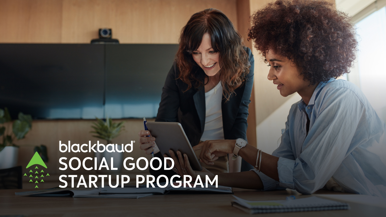Blackbaud’s New Social Good Startup Program 7187