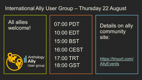 International Ally User Group 22 August 2024 2859