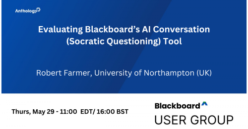Blackboard User Group - May 29 3027