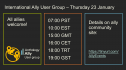 International Ally User Group 23 January 2025 3042