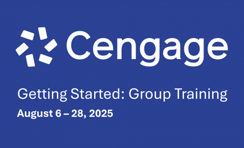 For Instructors: Cengage Group Training Sessions 3246