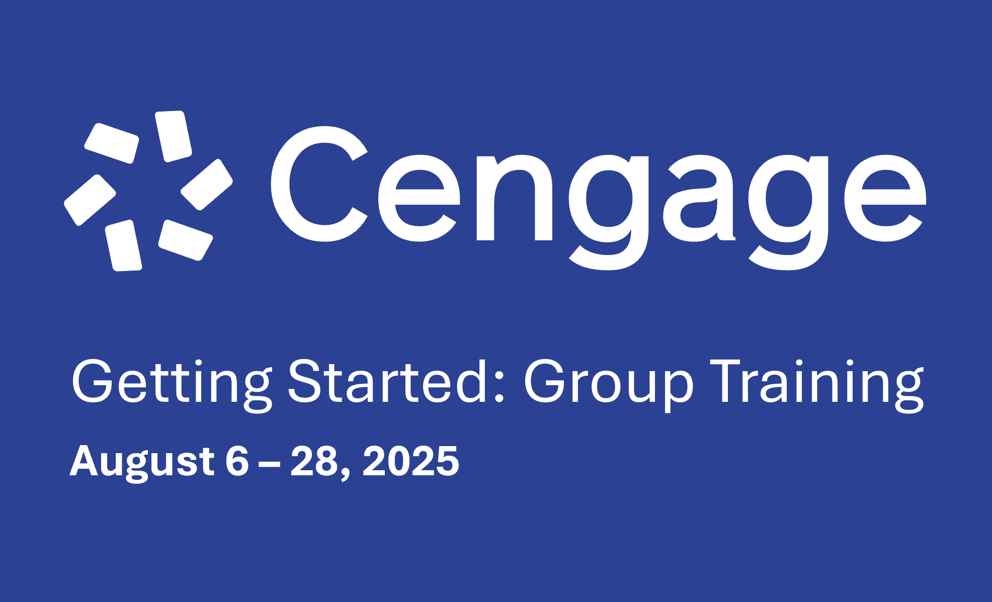 For Instructors: Cengage Group Training Sessions 3246