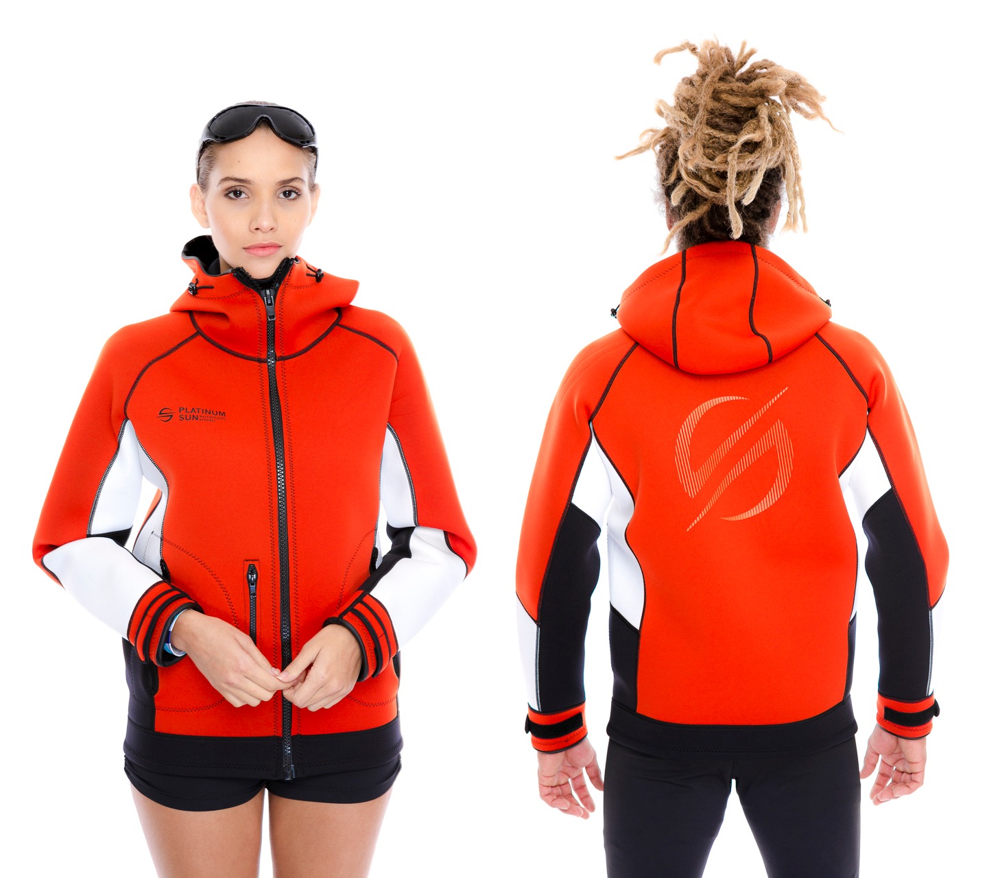 Neoprene Jacket Hoodie with harness opening 27