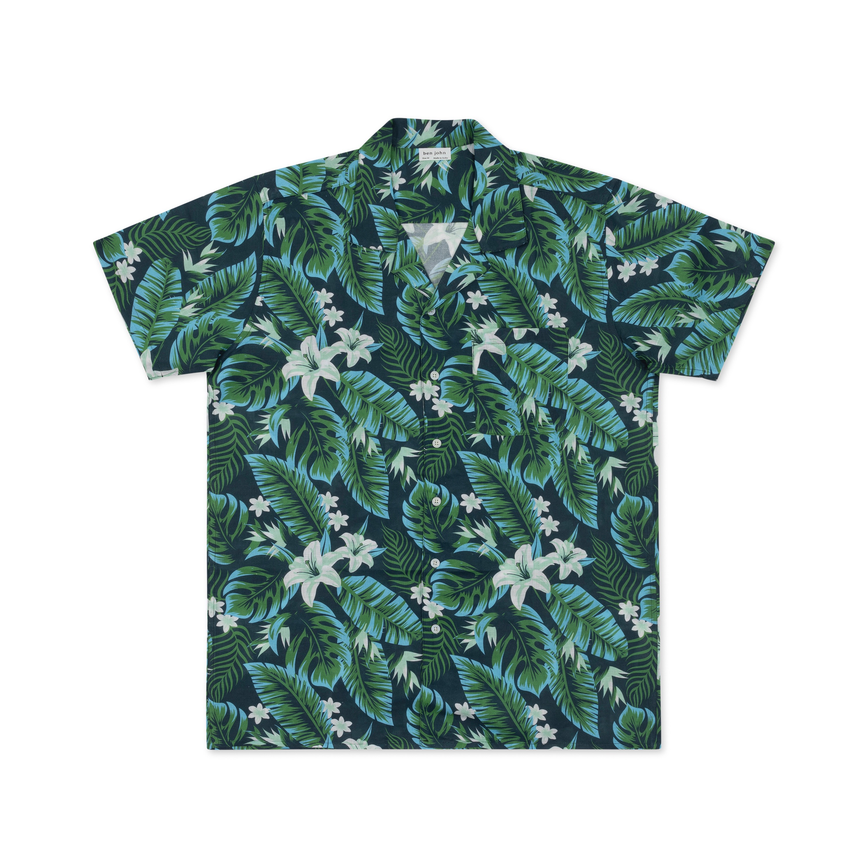 Printed Linen Blend Shirts 31